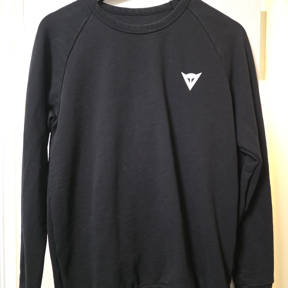 Dainese Black Crewneck Sweatshirt